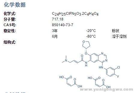 BIBW2992（双马来酸盐）